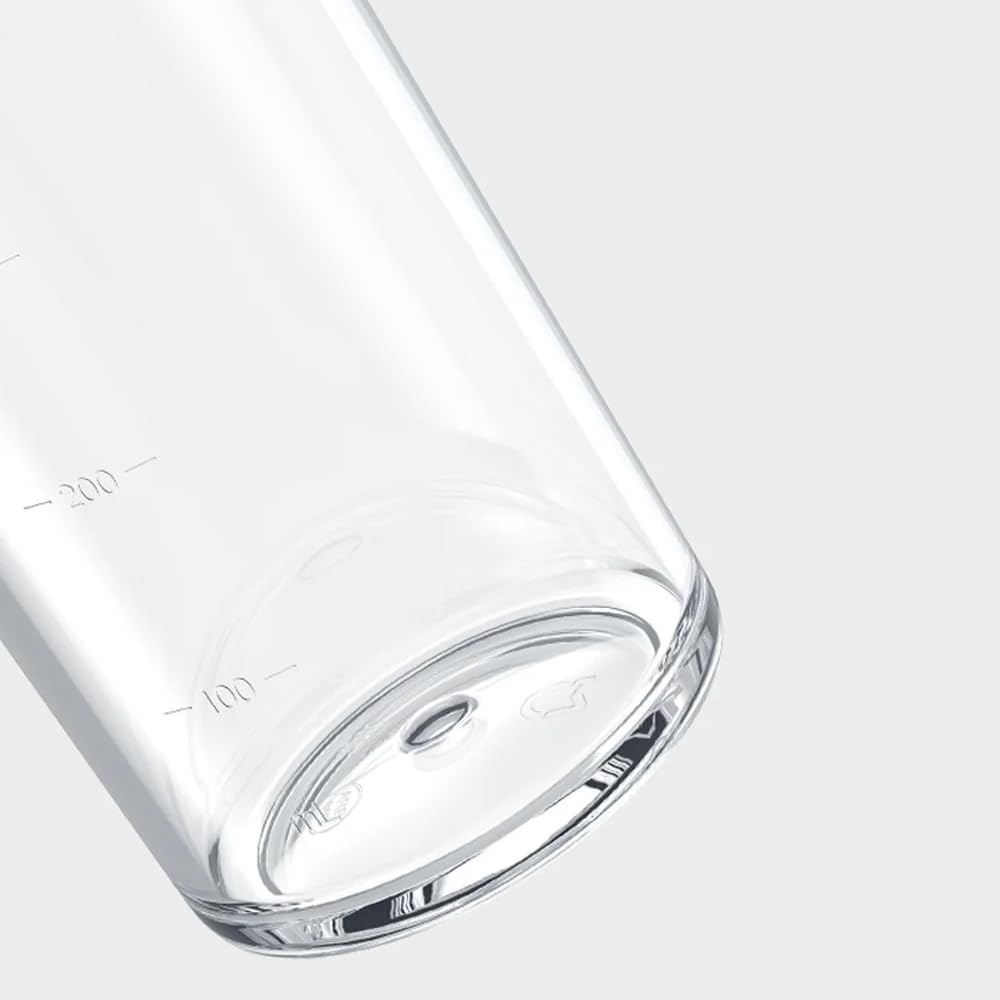 Xiaomi Tritan Water Bottle 600ml, BPA-Free Portable Cup with Tea Strainer & Leak-Proof Lock, One-Hand Operation, for Travel/Sports (White)