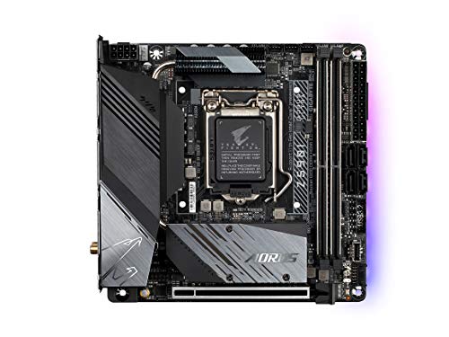 GIGABYTE Z590I AORUS Ultra (LGA 1200/Intel Z590/Mini-ITX/Dual M.2/PCIe 4.0/USB 3.2 Gen2X2 Type-C/Intel WiFi 6/Intel i225V 2.5GbE/Gaming… – Ansicht 2