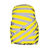 Material: material amarillo fluorescente de 100 % poliéster – se ilumina cuando la luz se golpea