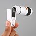 Produktbild AYDQC 8X / 12X Mini Hohe Vergrößerung Monocular-Teleskop Lange Fokus-Objektiv Universal for Digitalkamera-Handys fengong (Color : White8x)