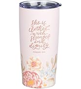 Christian Art Gifts Large Travel Tumbler for Women Stainless Steel Vacuum Insulated Inspirational...