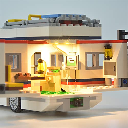 ADMLZQQ LED Light Kit Für Creator Expert Die Urlaubsurlaub, Sammlerstück, Die Mit Lego 31052 Sammelbar Ist (Nicht… – Bild 6