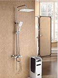 FACAIA Dusche Dusche Vollkupfer Dusche Set Duschwand Smart Dusche Set Thermostatventil Badezimmer Handbrause Bad Dusche