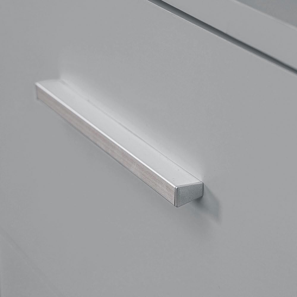 Gray Wood Gaming Desk with Drawer and Shelf