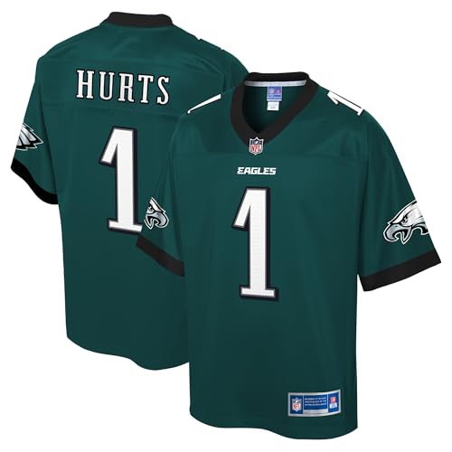 NFL PRO LINE Mens Jalen Hurts Midnight Green Philadelphia Eagles Team Jersey