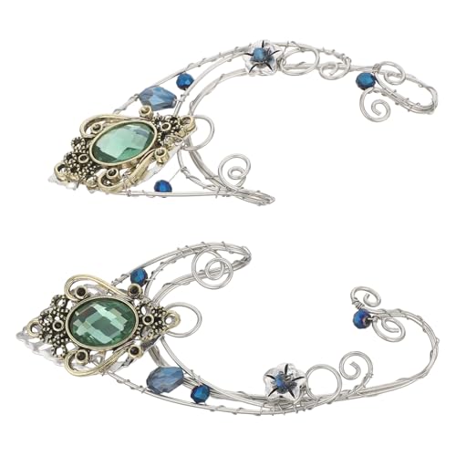 Pendientes de cristal verde SOIMISS estilo hadas para novias invitadas de boda