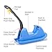 Step2 Push Around Sled, Kids Ride On Toy & Outdoor Snow Toboggan, Made of Durable Plastic, Max Weight 40 lbs., for Toddlers 1.5-3 Years Old, Blue