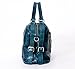 La Poet Women's Waxed Cowhide Hobo Satchel Shoulder Bag (Teal Green)