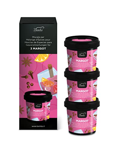 3 Margot Bembo - Mezclas de Especias para Margot - 3 Vinos Fríos - Idea de Regalo para El y Ella, para Cumpleaños, Aniversario o Invitación a Cenar - Made in Italy