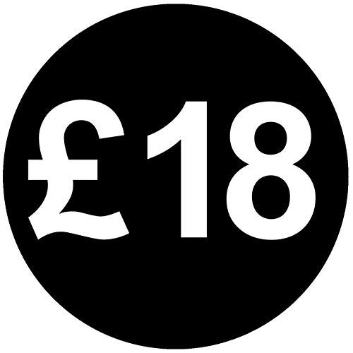 Black Price Stickers - 30mm, £18, 2000 Labels