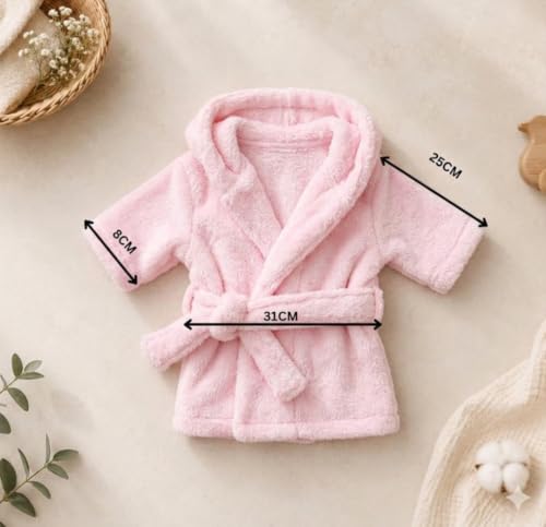 Image of BabyMoon Spa New Born Photography Shoot Props Costume | 3-6 Months | Pink