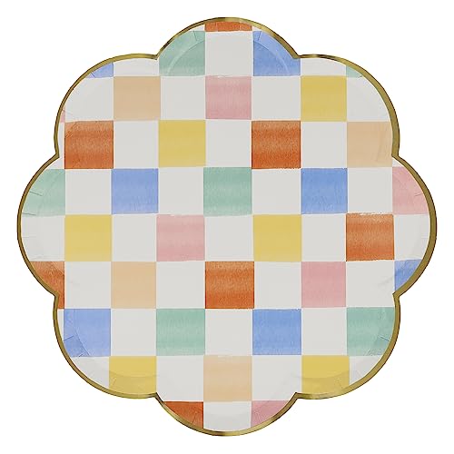 Meri Meri Colorful Pattern Dinner Plates (Pack of 8)