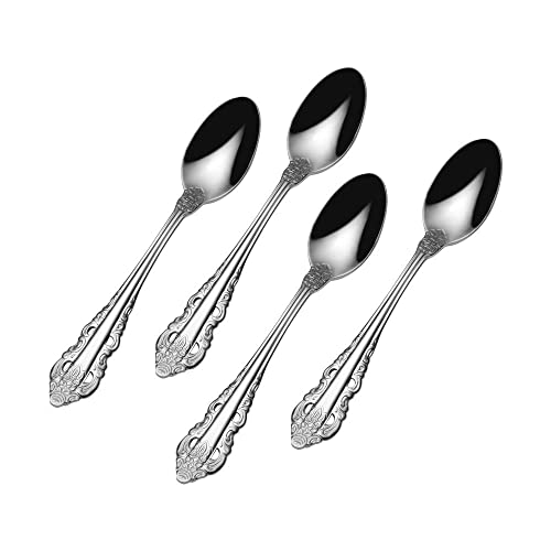 Wallace Antique Baroque 18/10 Stainless Steel Coffee Spoon (Set of