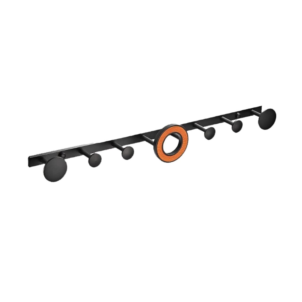 Perchero Pie Rack de Capa de Pared, riel de guía de Gancho de Gancho de Metal Creativo, Gancho de Pared de diseño de Lujo Simple y Ligero, Gancho de Abrigo sin Golpe Colgar Ropa Sombrero