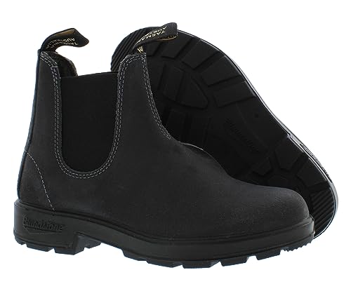 Blundstone Elastic Sided Suede Unisex Shoes Size 5.5, Color: Steel Grey/Shadow4