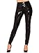 Produktbild Honour PVC Reißverschluss Jeans.- Schwarz- UK 18 | US 14 | EU 46 (XL)