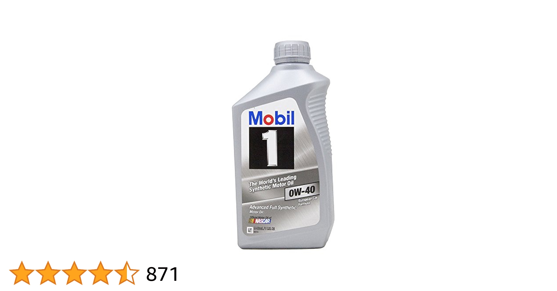 Mobil 1 モービル１エンジンオイル 0W-40　11リットル 41uf258I7lL.jpg