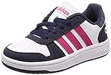  adidas Hoops 2.0, Zapatos de Baloncesto Unisex Niños, Blanco (Ftwwht/Reamag/Trablu Ftwwht/Reamag/Trablu), 31 EU