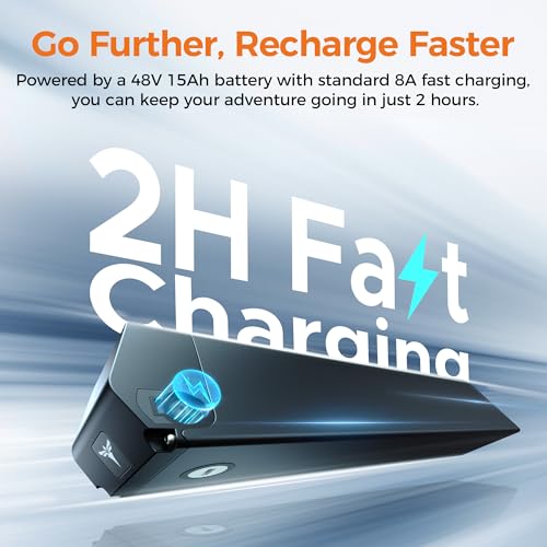 ENGWE E Bike Klapprad, 48V 15Ah Akku bis 130km, Drehmomentsensor & Faltbares Design mit Hydraulische Bremsen sowie APP für Jedes Gelände, Engine PRO 3.0 Boost – Bild 5