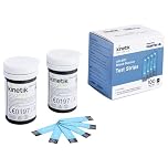 Kinetik Wellbeing Blood Glucose Test Strips, Pack of 100 - Compatible with Kinetik Monitor AG-607 - Home Diabetic Glucose Strips Used by the NHS - For Blood Sugar Level Monitors & Diabetes Management