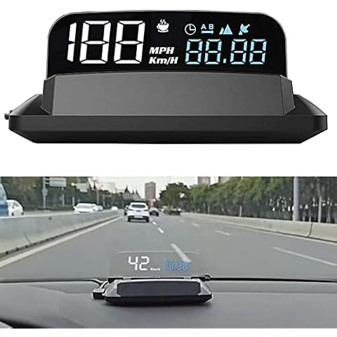 KAOLALI Universal Auto Speedometer KMH/MPH Mirror G3 GPS HUD Head-up display Car Speed Projector Universal for All Cars Cover