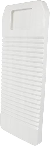 Miniatura 2 de YARNOW Tabla de lavado de silicona tabla de lavar tabla de lavar lavadero limpio Lavandería Limón Washboard para lavandería Blanco