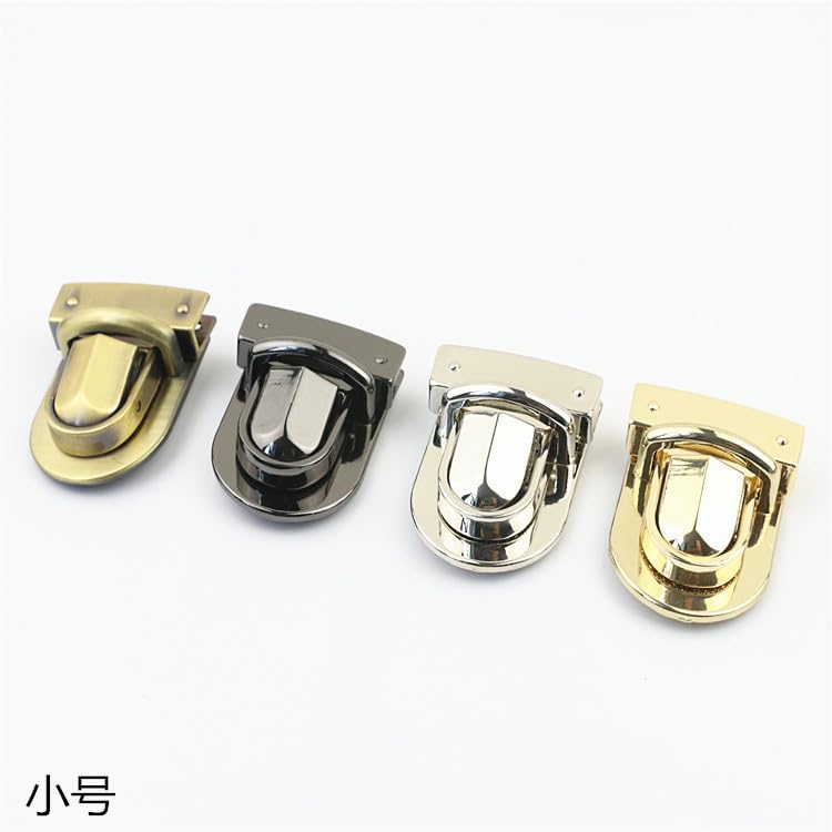 10-30 sztuk 42 x 49 mm czarne/brązowe metalowe zamknięcia obrotowe do toreb, zamknięcie na rękę, zamknięcie Tuck Lock, łapanie, portfel, sprzączka do torebki, "zrób to sam"