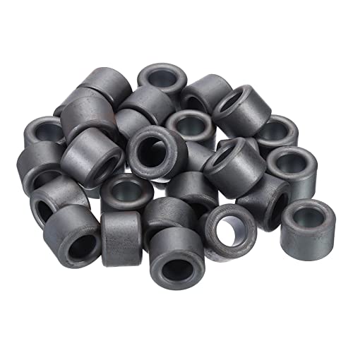 Tool parts 30pcs 17.5x9.5x12.7mm Ferrite for Toroid Core Transformer Inductor Coil Ring - Black