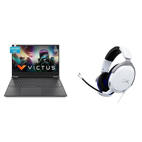 Image of HP Victus Gaming Laptop 11th Gen Intel Core i5-11400H16.1 inch(40.9 cm) FHD IPS Gaming Laptop & Cloud Stinger 2 Core for PS (White)