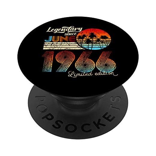 Cumpleaños Legendario Desde Junio De 1966 Regalo. PopSockets PopGrip Intercambiable