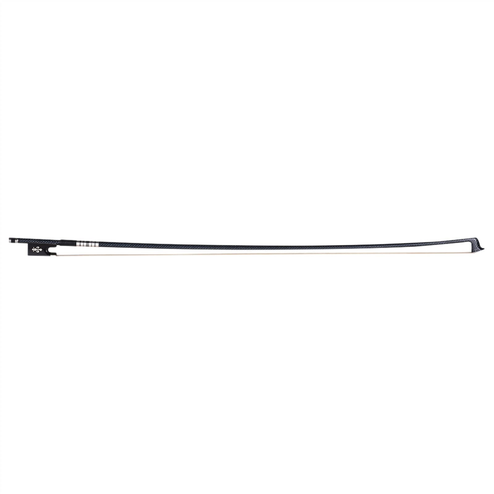 tamaño completo violín Arcos Instrumento De Cuerda De Palo Redondo De Fibra De Carbono Trenzado Con Arco De Violín/violín 4/4 Bien Equilibrado Arco violín