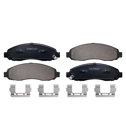 Image of Detroit Axle - Front Brake Pads for 2003-2004 Dodge Dakota, Ceramic Brake | Pads Replacement