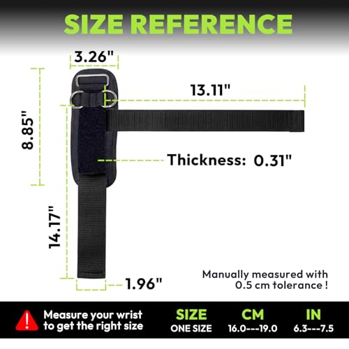 Image of HANDBODE Lifting Straps, Double D-Ring Weightlifting Wrist Straps | Steel Hardware, Two Piece Set, Padded Cuffs, Reinforced Stitching, Adjustable Fit, Deadlifts, Pull Ups, Rows, Cable Curls