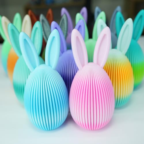 Image of GratKit Gradient PETG Filament, Color Change 3D Printer Filament 1.75mm, 1kg, Multicolor PETG Translucent Gradient Misty Gray White