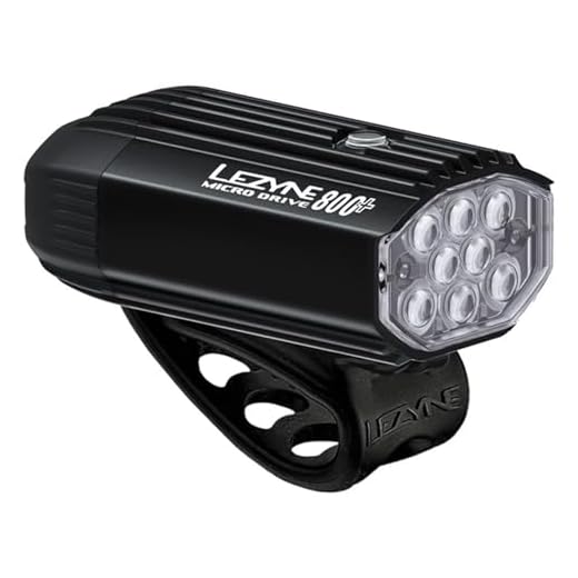 Lezyne, Micro Drive 800, Light, Front, Black