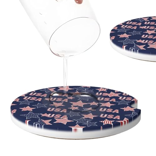 Portavasos para Autos Juego 2 Piezas Cerámica Absorbente 2.56" miniatura 4