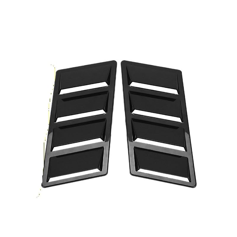 Embellecedores de ventilación para capó de coche en ABS negro que cubren y decoran tu panel