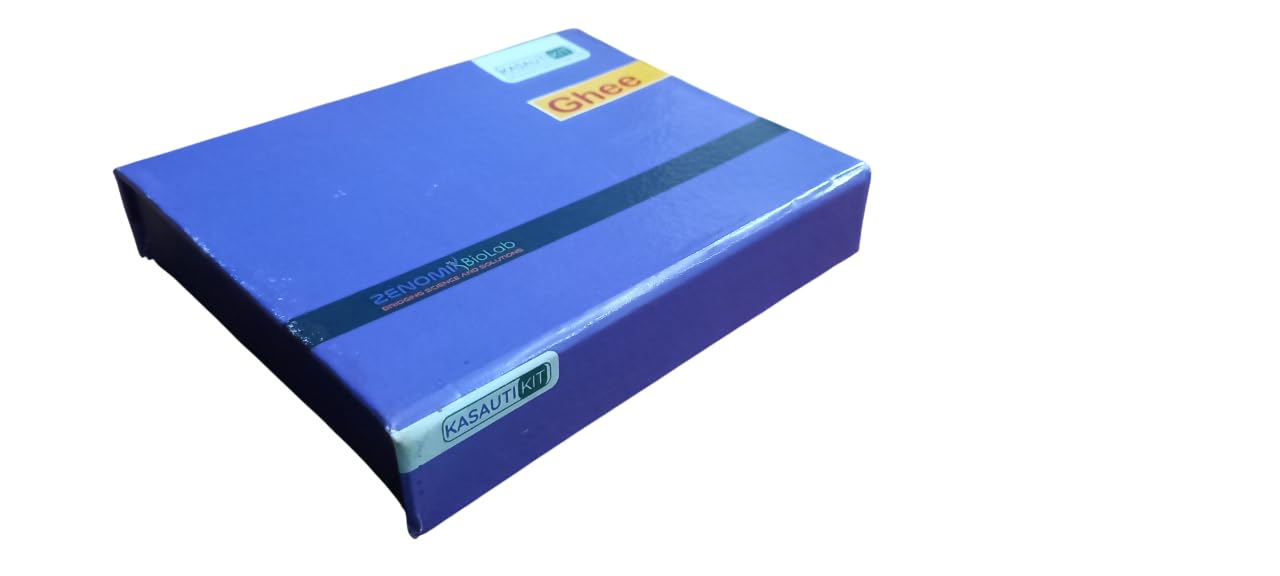 Ghee Adulteration Detection Rapid Test Kit, Zenomix Biolab's Kasauti Kit for Testing ghee Purity/impurity, Ghee Testing Kit, Ghee Purity Testing, Ghee Milavat, Ghee Checking Kit, Pure ghee test kit