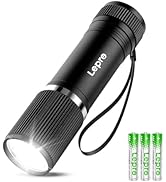 Lepro Flashlight, Waterproof Led Flashlight with 3AAA Battery Included, Ultra Bright XTE 3535LED ...