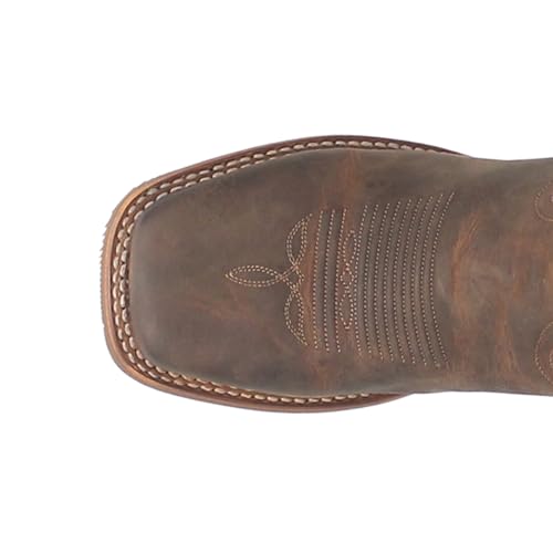 Dan Post Mens Jacob Embroidered Square Toe Pull On Casual Boots Mid Calf - Brown4