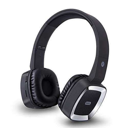 GAX Stereo Headset Bluetooth Headset, Plug and Play, Lightweight, Hi-Fi Stereo Wireless Headset for TV/Mobile/PC,Black
