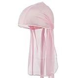Snatched Flames Trendy Color DU-Rag -Premium Quality- Wave Cap-Durag (Pink)