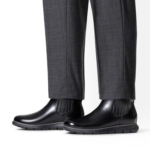 Bruno Marc Men's Chelsea Boots - Classic Comfort,Size 8.5,All Black,BMUMAB2511 by Bruno Marc - Used condition - Image 2