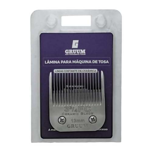Lâmina 3.3/4FC ou 3F 13mm p/Máquina de Tosa AGC2 Precision Edge ARC2 Wahl KM5 Oster A6 Slim Golden A