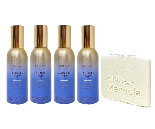 Bath Body Works Laundry Day Concentrated Room Spray Piece Bundle with a  Natural Oats Sample Soap