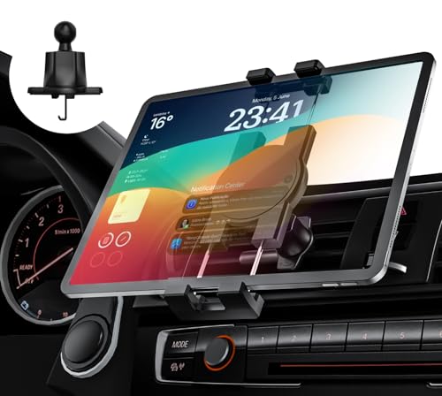 Soporte para tableta de coche de 4 a 11 pulgadas con gancho de aire GdzN