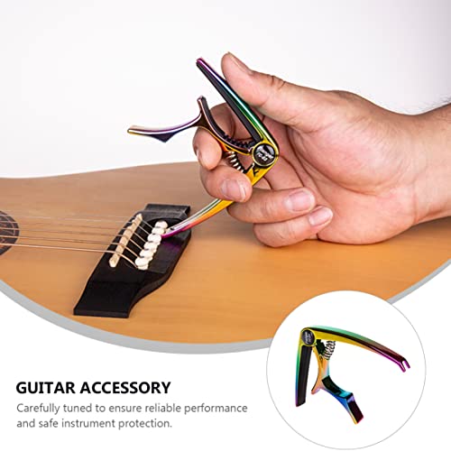 Operitacx Accessoire Accessoires Léger Capos Pince Capo Ukulélé Pratique Électrique Professionnel Guitare Basse Kapo… - Les Beatles, Paul McCartney, John Lennon, RIngo Starr, George Harrison Operitacx Accessoire Accessoires Léger Capos Pince Capo Ukulélé Pratique Électrique Professionnel Guitare Basse Kapo… – Image 4