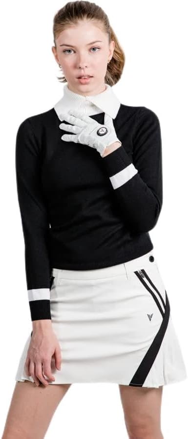 Aura Golf Skirts for Women with Pockets, Dri-Fit Athletic Skort w/Inner Shorts, Sports Workout Training Skirt Made in USA