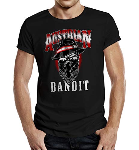 Herren T-Shirt - Österreich - Austrian Bandit - mehrere Farben (Black, M) Cover