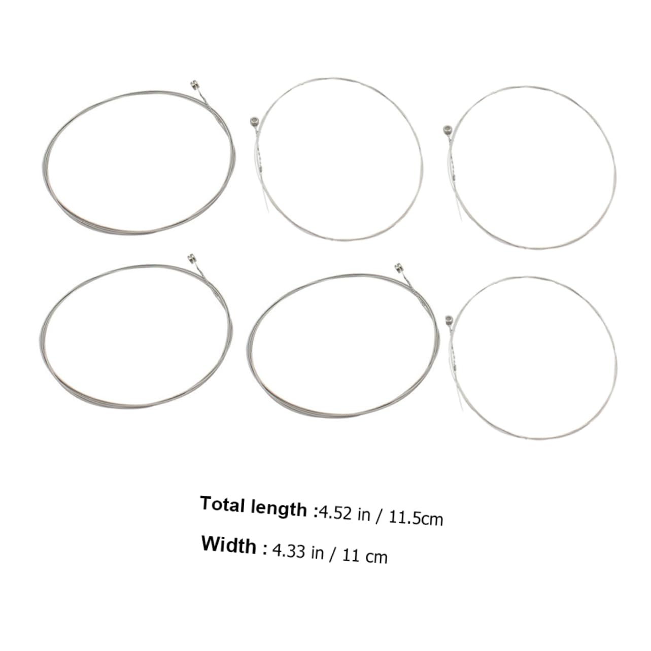 WHAMVOX Stainless Steel Electric Guitar Strings Replacement Pack for Guitar Strings Enhance Tone Precision Made